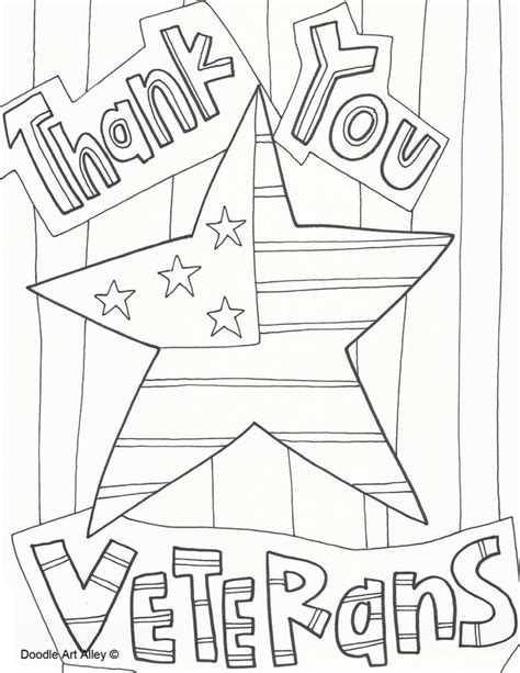 Thank You For Your Service Coloring Pages At Free