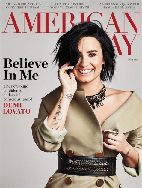 Demi Lovato Covers The July Issue Of American Way Magazine