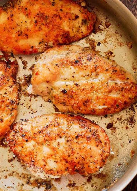 Easy Pan Seared Chicken Breasts Pinerfood