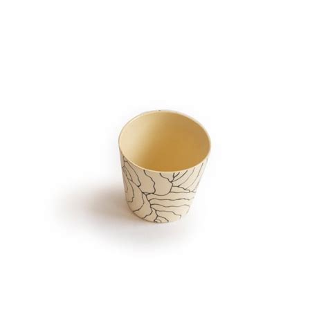 Handmade Ceramic Espresso Cups With Coral Sea Shell Design For Sale At