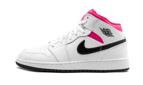 Air Jordan 1 Mid Gs Hyper Pink 555112 106 Air Jordans Jordan