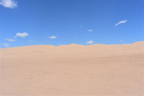 Rolling Desert Sand Dunes And Blue Skies In Southern Etsy