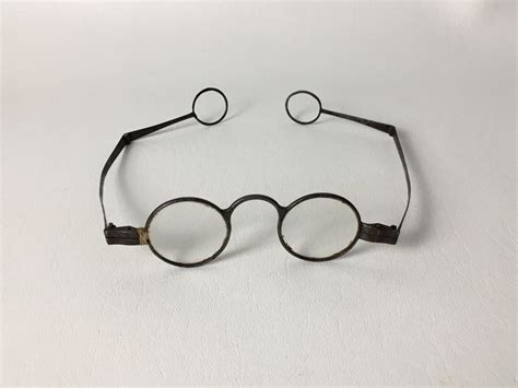 antique 18th century steel double hinged spectacles eyeglasses antique price guide details page