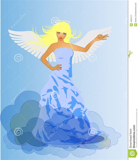 Angel And Devil Retro Woman Stock Vector Illustration Of