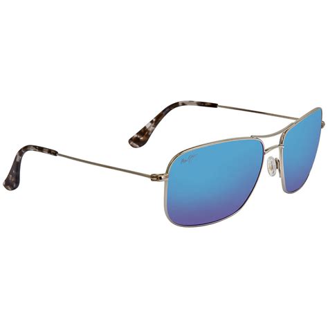 Maui Jim Wiki Wiki Polarized Blue Hawaii Aviator Men S Sunglasses B246 17 59 Ebay