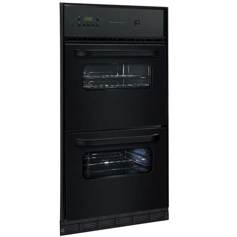 Shop Frigidaire 24 In Double Gas Wall Oven Black At Gas