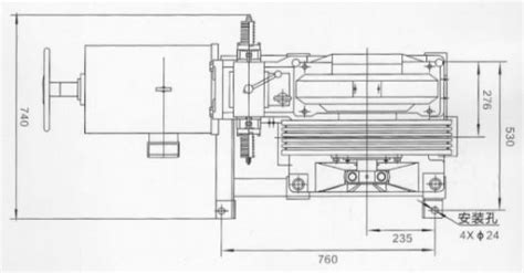 Elevator Worm Geared Traction Motor Yj245 Series Manufacturers