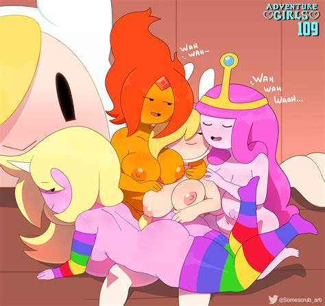 Rule 34 4girls Absurd Res Adorable Adventure Girls Adventure Time Ambiguous Gender Anthro Ass