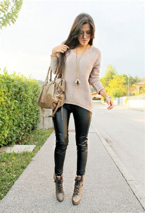 25 your fashion inspiration for this season street style outfit black leather pants clothes