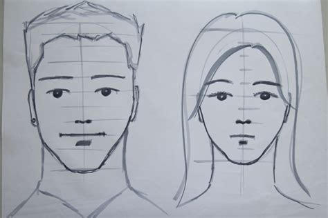 LESSON 2: Human Drawing | Drawing cartoon faces, Human drawing, Face drawing