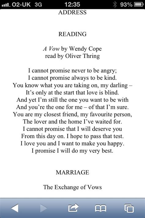 Wedding Vows That Make You Cry Wedding Poems Wedding Vows