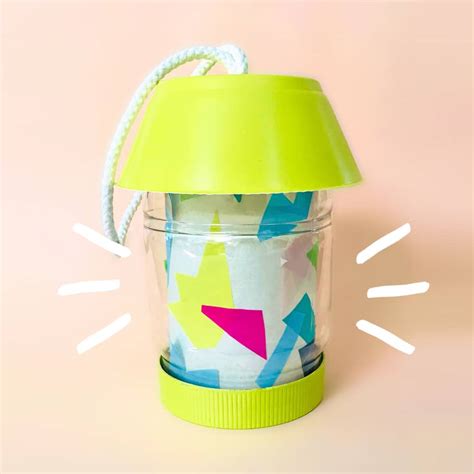 Make A Diy Kids Lantern Craft From Recycled Supplies