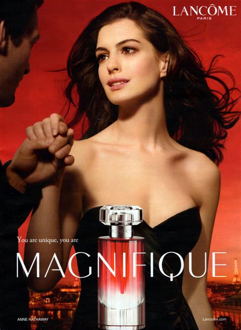 The Face Of Beauty Celebrity Fragrance Anne Hathaway Is The Face Of Lancomes Fragrance