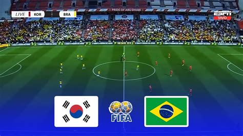 South Korea Vs Brazil International Friendly Match 2022 Realistic