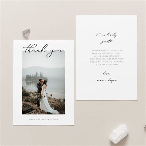 The Best Etsy Wedding Thank You Cards To Show Your Appreciation