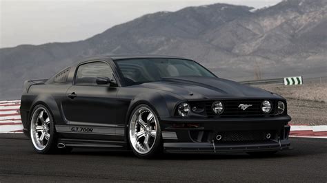 37 Black Mustang Gt Wallpaper