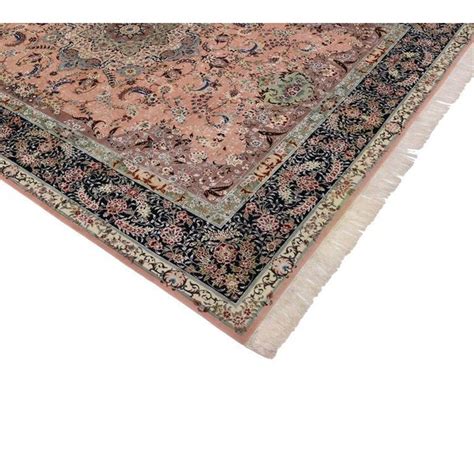 Magasin de vente de meubles mauresques design Vintage Pink Persian Tabriz Rug with Arabesque Art Nouveau ...