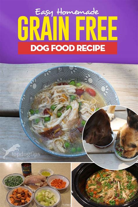 Grain free dog food artinya. Homemade Grain Free Dog Food Recipe - Top Dog Tips