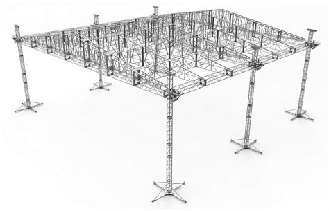 Ground Support Motorized Truss Roof System 2 Falls Vmb Trusses