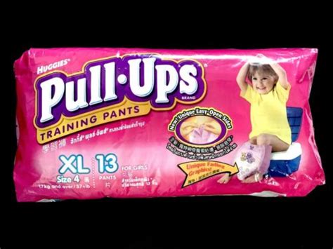 Rare Sealed Vintage 2003 Imported Huggies Pull Ups Girls Xl 4t 5t 13 Ct Ebay