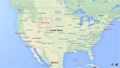 Where Is Wyoming On Usa Map