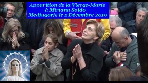 Apparition De La Vierge Marie 2019 - Apparition de la Vierge-Marie à Medjugorje 2 12 2019 - YouTube