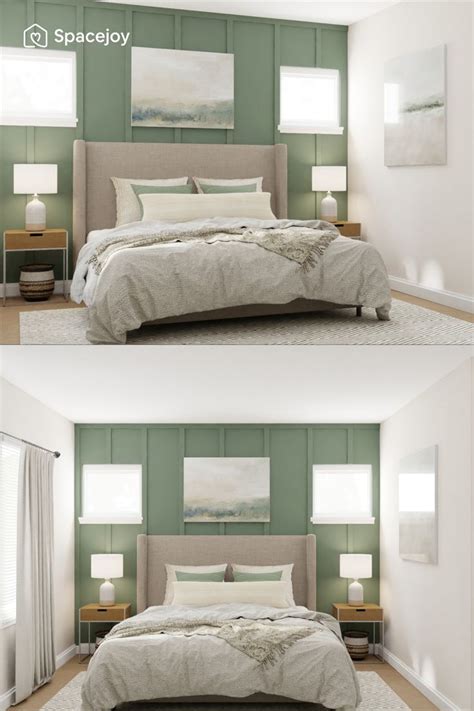 Sage Walls Are A Thing Indeed A Bedroom Design Idea With Some Modern