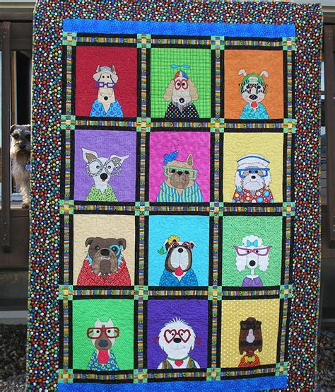 Peggy Made This From Amy Bradley Designs Dazzling Dogs Quilt Pattern