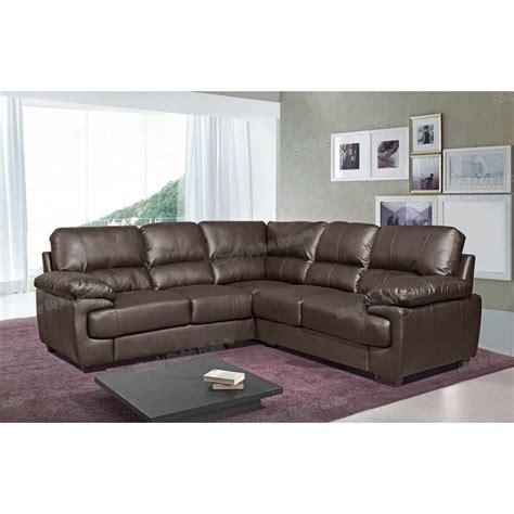 15 Collection Of Small Brown Leather Corner Sofas