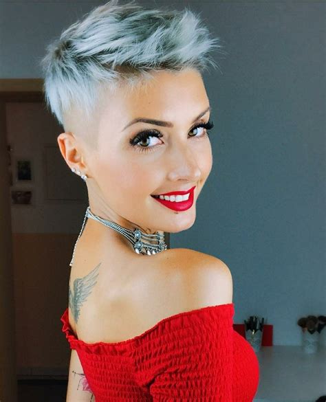 Short Shaved Hairstyles Asymmetrical Hairstyles Short Pixie Haircuts Trendy Hairstyles Short
