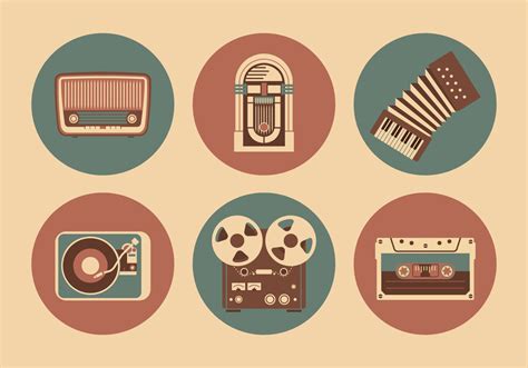Vintage Musical Objects Download Free Vector Art Stock Graphics And Images