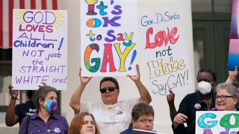 Floridas Dont Say Gay Bill Part Of Republican Drive To Limit Talk Of Sex And Race In Us