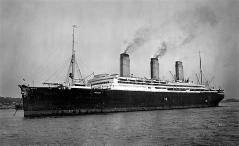The Ss Imperator Later Rms Berengaria In 1913 At The Time Of Her
