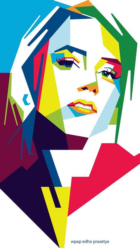 Girl In Wpap By Edho Pop Art Painting Abstract Art Painting Wpap Art