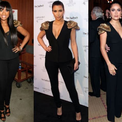 Jennifer Hudson Kim Kardashian And Salma Hayek From Bitch Stole My Look