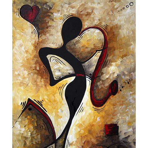 Contemporary Art Woman Abstract Oil Painting Canvas For The Love Of