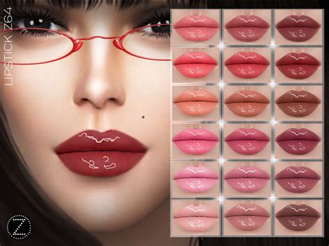 Zenxs Lipstick Z64 Sims 4 Cc Makeup Sims Sims 4