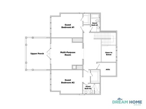 Discover The Floor Plan For Hgtv Dream Home 2020 Hgtv Dream Home 2020