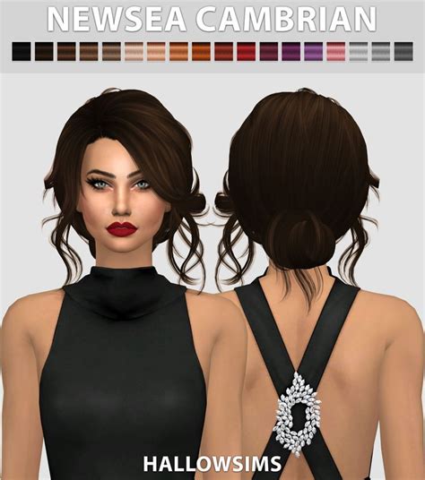 Lana Cc Finds Hallowsims Nessa Sims Hair Sims 4 Sims 4 Clothing Vrogue