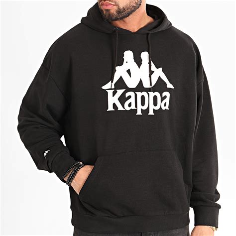 Kappa Sweat Capuche Authentic Tenax 3111gbw Noir