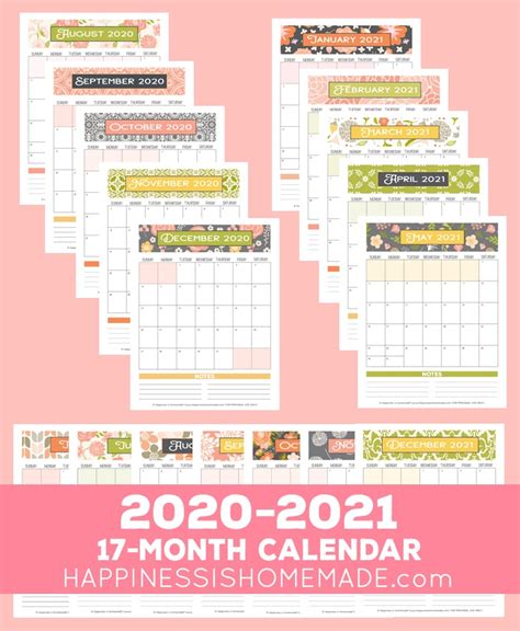 Cute 2021 Printable Blank Calendars List Of Free Printable 2021