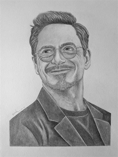 Love You 3000 Tribute To Tony Stark Sketched By Me Rmarvel