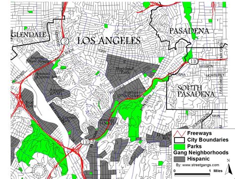 Gang Territory Map Data For Los Angeles County Streetgangscom