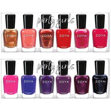 Zoya Party Girls Collection Complete 12 Piece Set A And B