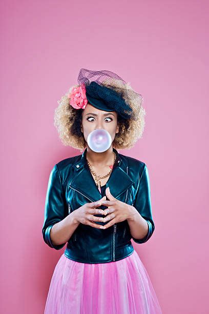 620 Black Woman Bubble Gum Stock Photos Pictures And Royalty Free