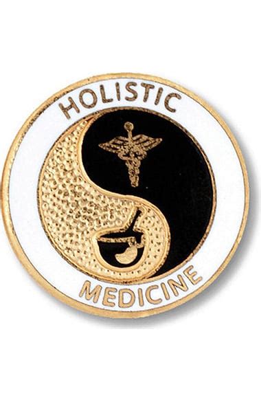 Prestige Medical Emblem Pin Holistic Medicine