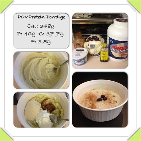 Strawberry cheese cake, potato chips, 0% fat. POV High Volume High Protein Porridge | Base foods ...