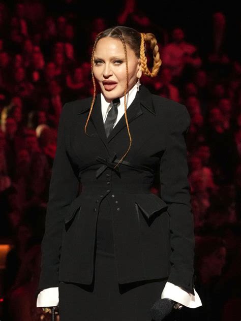 2023 Grammys Awards Madonna Black Blazer Paragon Jackets