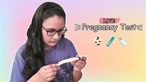 Live Pregnancy Test How I Found Out I Was Pregnant Youtube