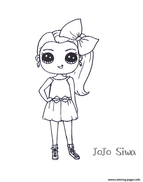 Please, feel free to share these coloring page 566x767 free printable jojo siwa coloring pages. Jojo Siwa Cute Coloring Pages Printable